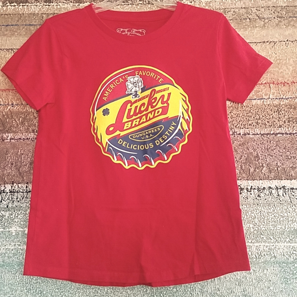 Lucky Brand bottle cap Tee